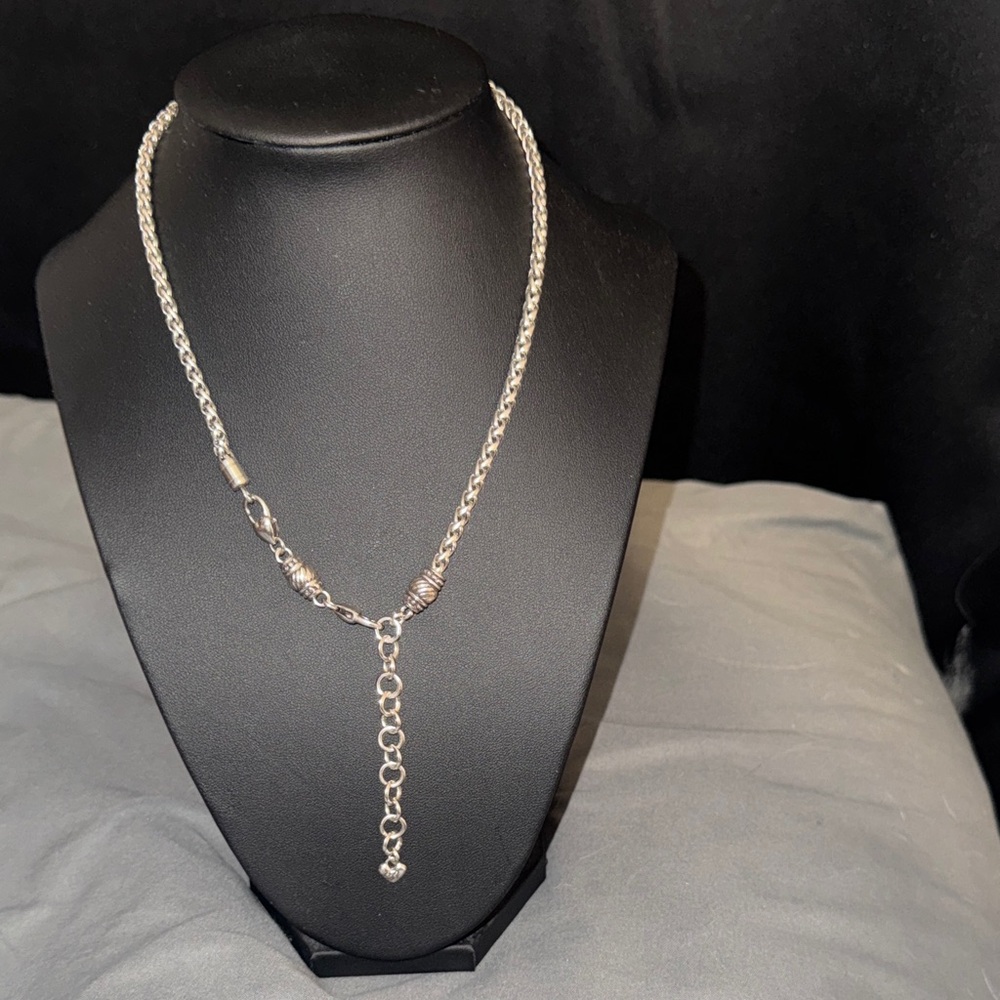 Brighton necklace-18 inches silver tone